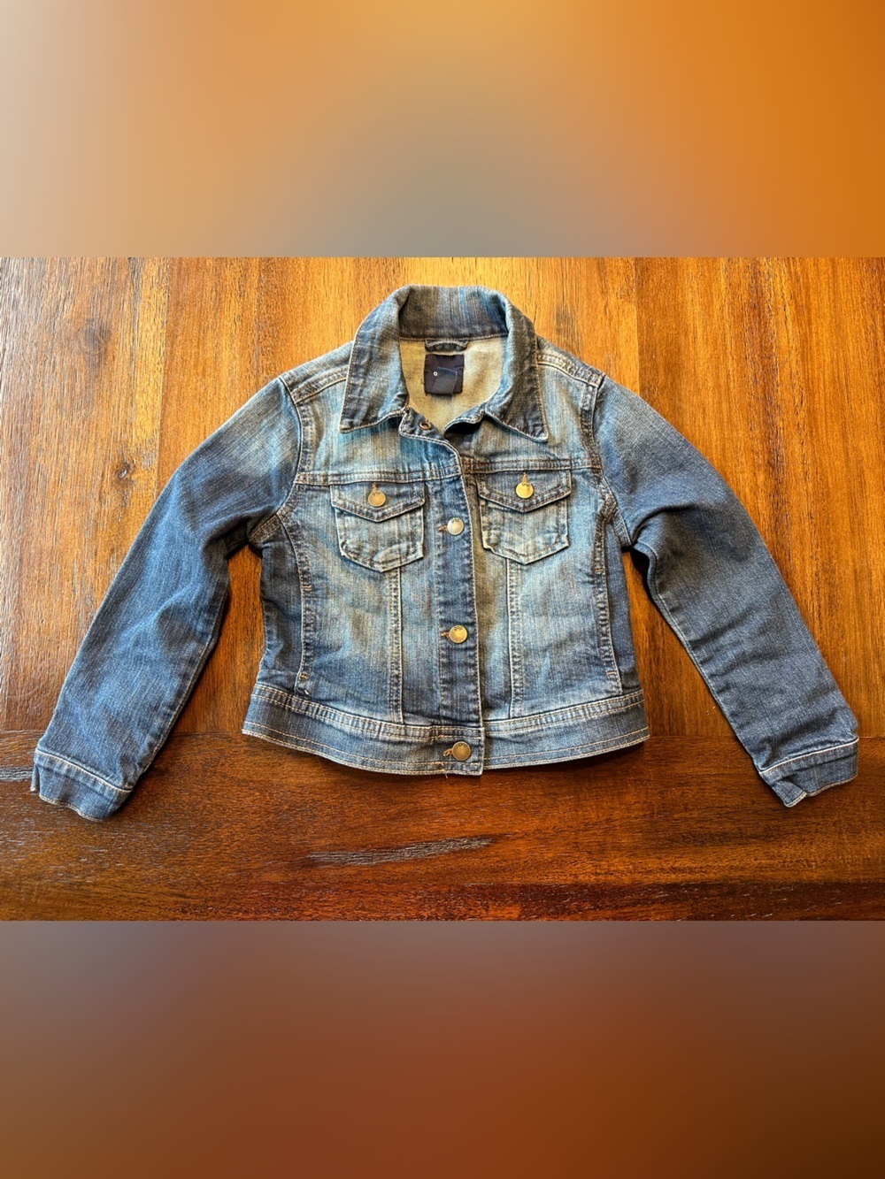 GAP Girls' Blue Denim Jean Jacket- size XSmall